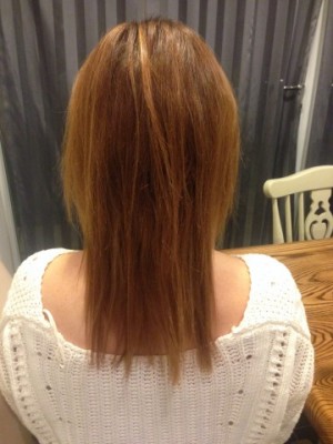 London Hair Extensions - Before Picture