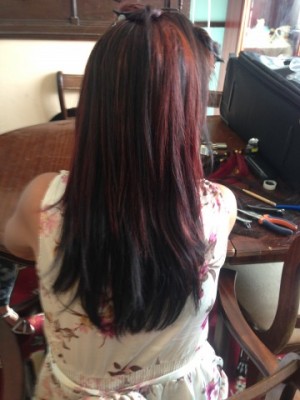London Hair Extensions - Before Picture
