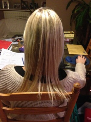 London Hair Extensions - Before Picture 